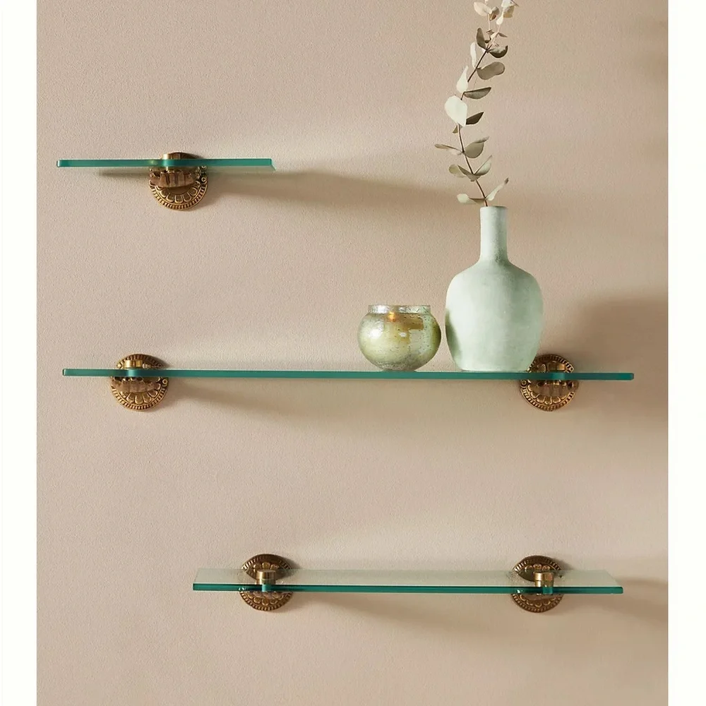 Anthropologie 24” Nellie Glass Shelf